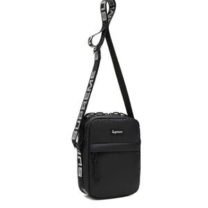 Supreme Black Messenger Bag